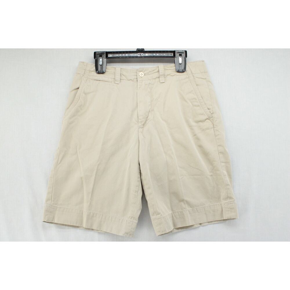 VTG Polo Ralph Lauren Shorts Mens 32 Beige Draw String Preppy Casual Outdoors
